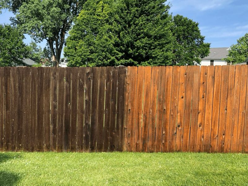 Fence Staining near Melissa